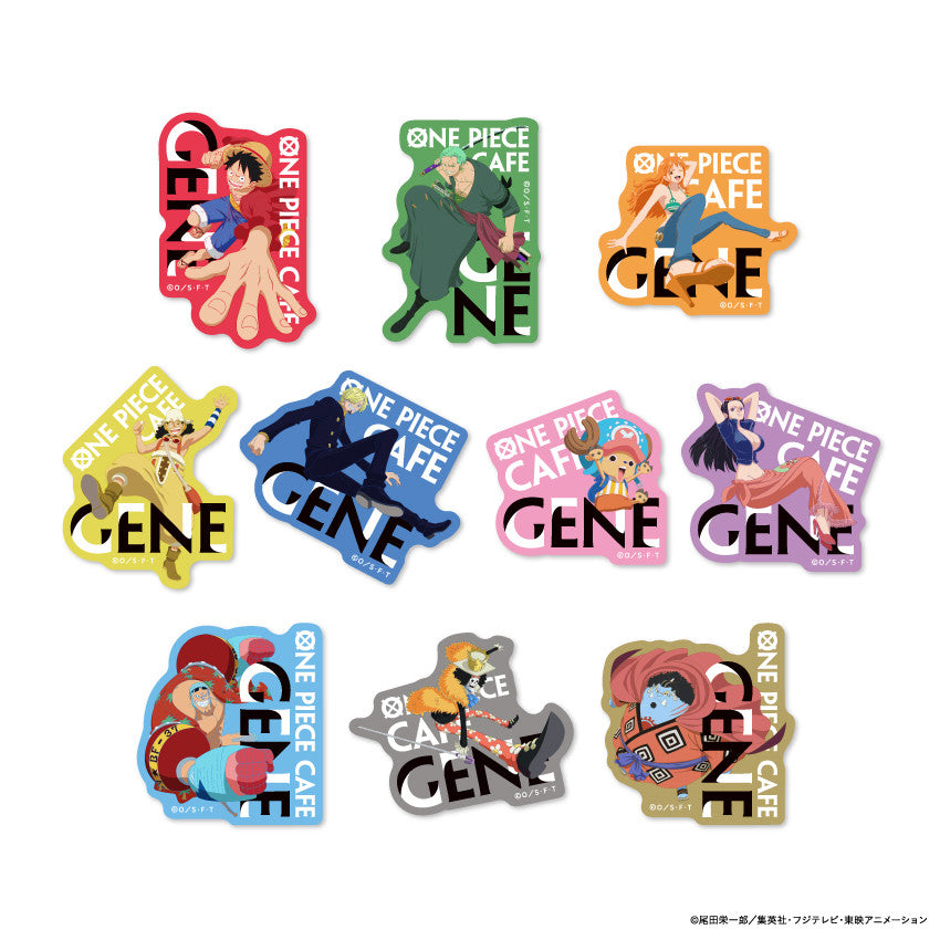 Die-cut sticker (10 types)- One Piece Cafe