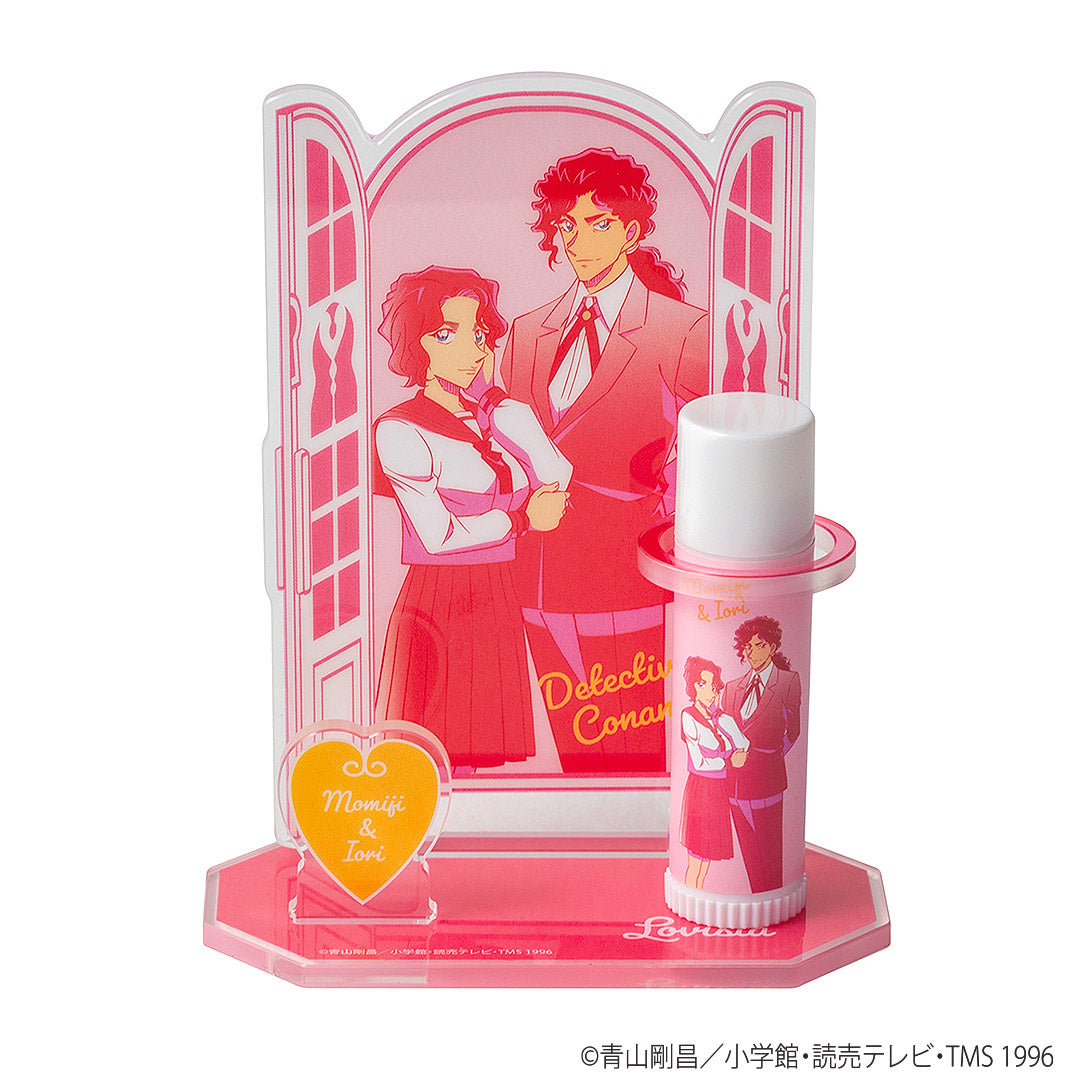 Detective Conan Lip Cream & Lip Stand Set (Citrus Mint Flavor) - Momiji & Iori