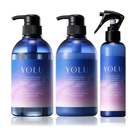 YOLU Shampoo & Treatment & Hair Mist 3 Piece Set for Moisturizing