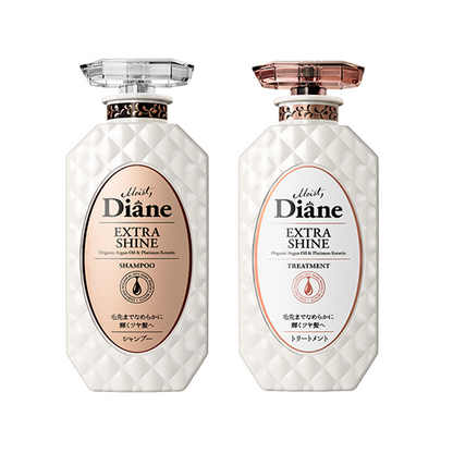 Moist Diane Shampoo & Treatment Extra Shine Repair Set (450 ml each)