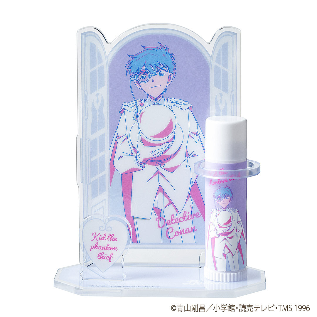 Detective Conan Lip Cream & Lip Stand Set (Citrus Mint Flavor) - Kaito Kid