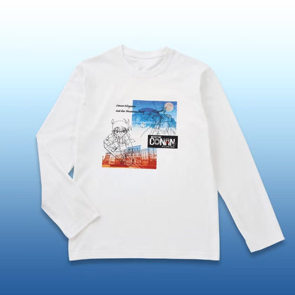 Detective Conan Long Sleeve Logo T-shirt (M~L) - Universal Studio Japan Limited