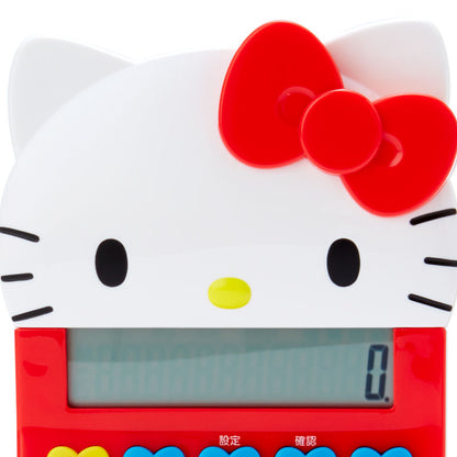 Hello Kitty Face-shaped key calculator - Sanrio Japan