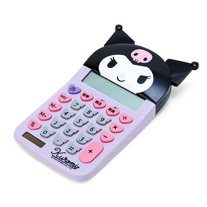 Kuromi Face-shaped key calculator - Sanrio Japan