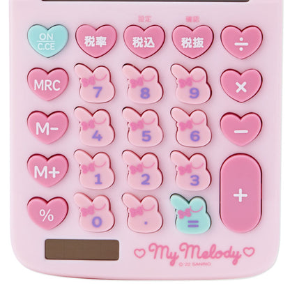 My Melody Face-shaped key calculator - Sanrio Japan