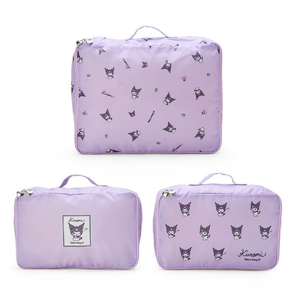 Kuromi Travel Inner Case 3-Piece Set - Sanrio Japan