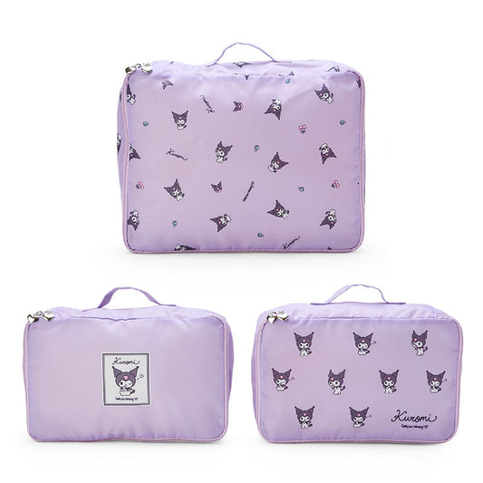 Kuromi Travel Inner Case 3-Piece Set - Sanrio Japan