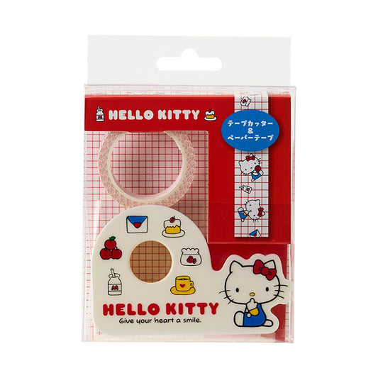 Hello Kitty Tape cutter & paper tape- Sanrio Japan