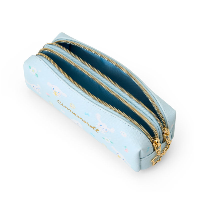 Cinnamoroll Double zipper pen case - Sanrio Japan