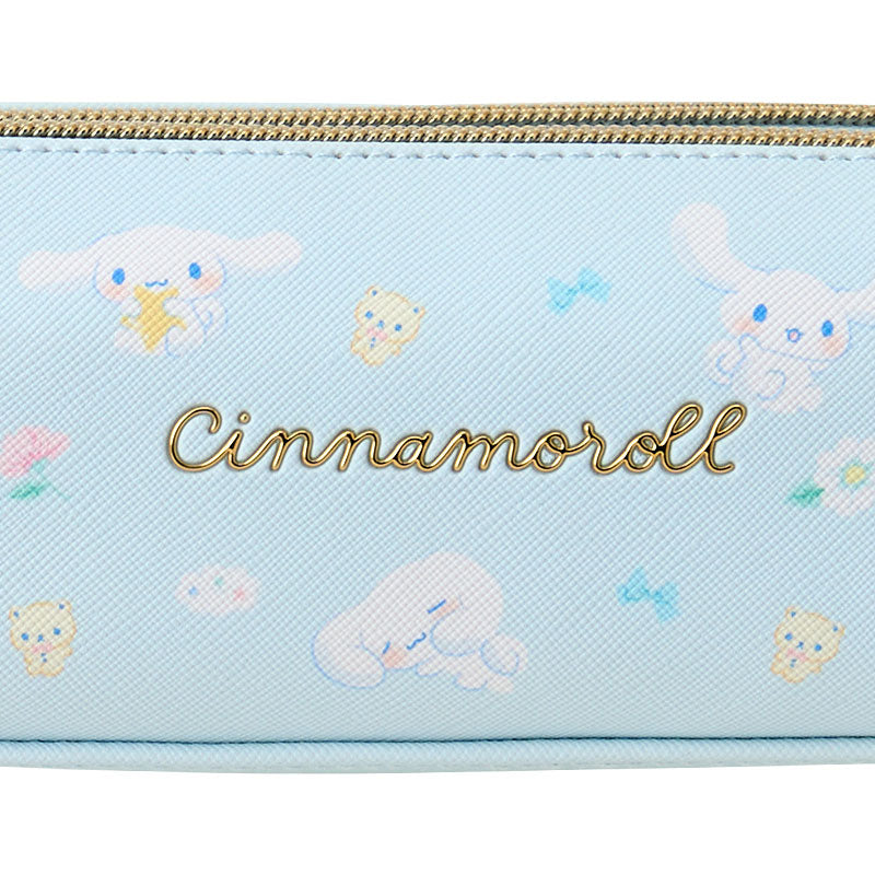 Cinnamoroll Double zipper pen case - Sanrio Japan