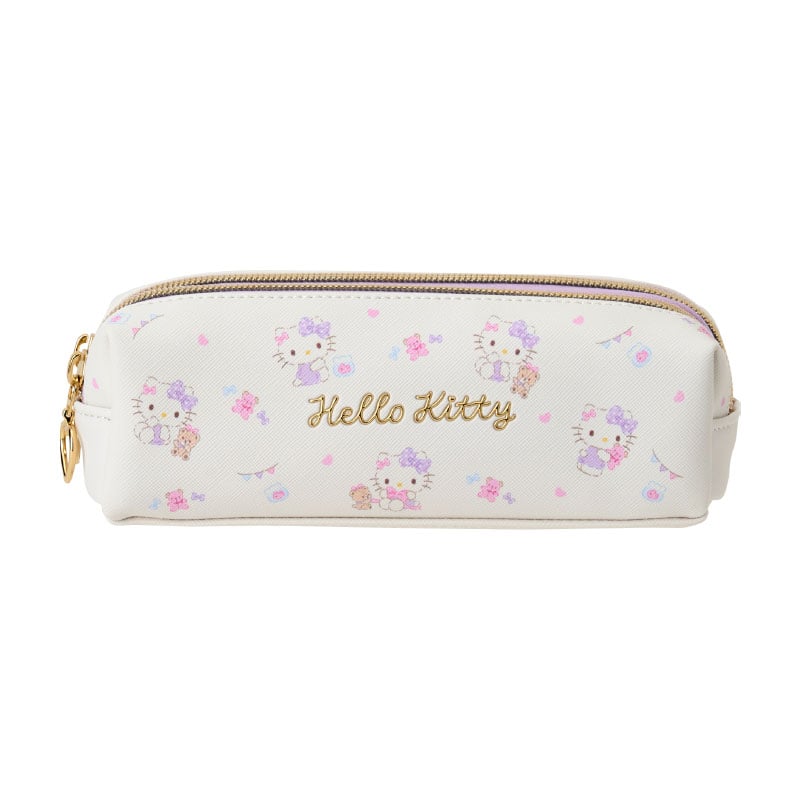 Hello Kitty Double zipper pen case - Sanrio Japan