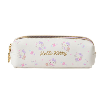 Hello Kitty Double zipper pen case - Sanrio Japan