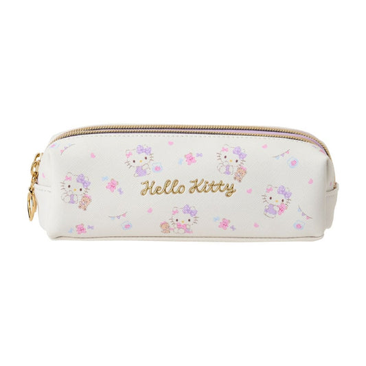 Hello Kitty Double zipper pen case - Sanrio Japan