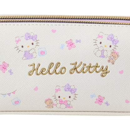 Hello Kitty Double zipper pen case - Sanrio Japan