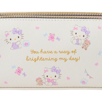 Hello Kitty Double zipper pen case - Sanrio Japan