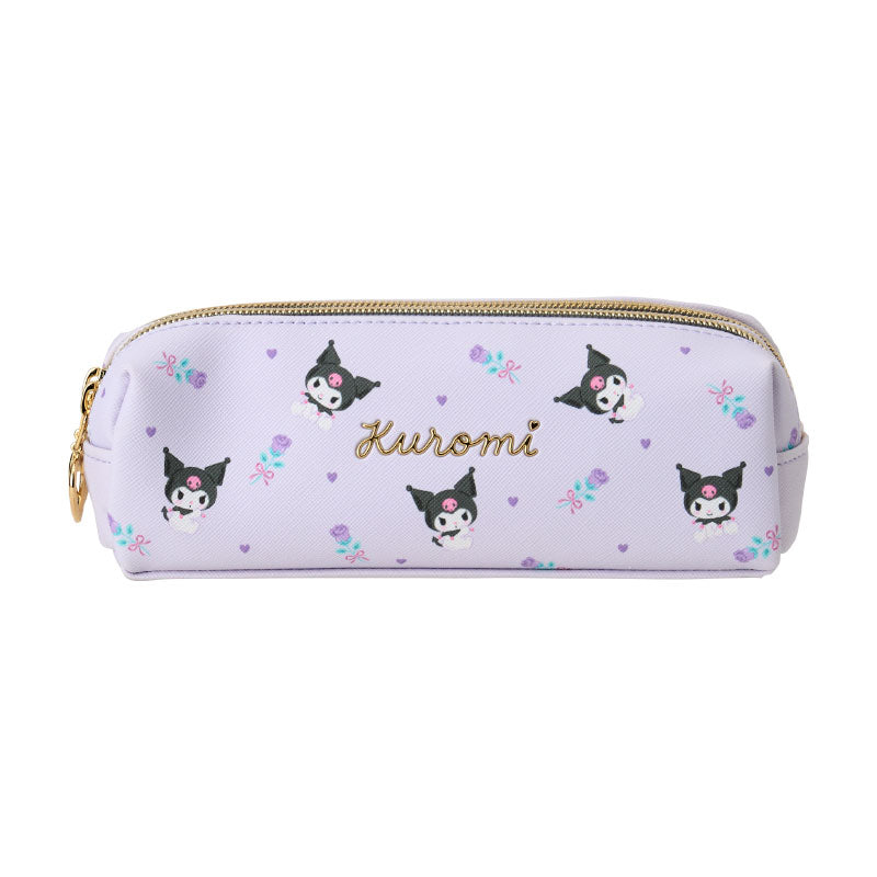 Kuromi Double zipper pen case - Sanrio Japan