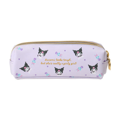 Kuromi Double zipper pen case - Sanrio Japan