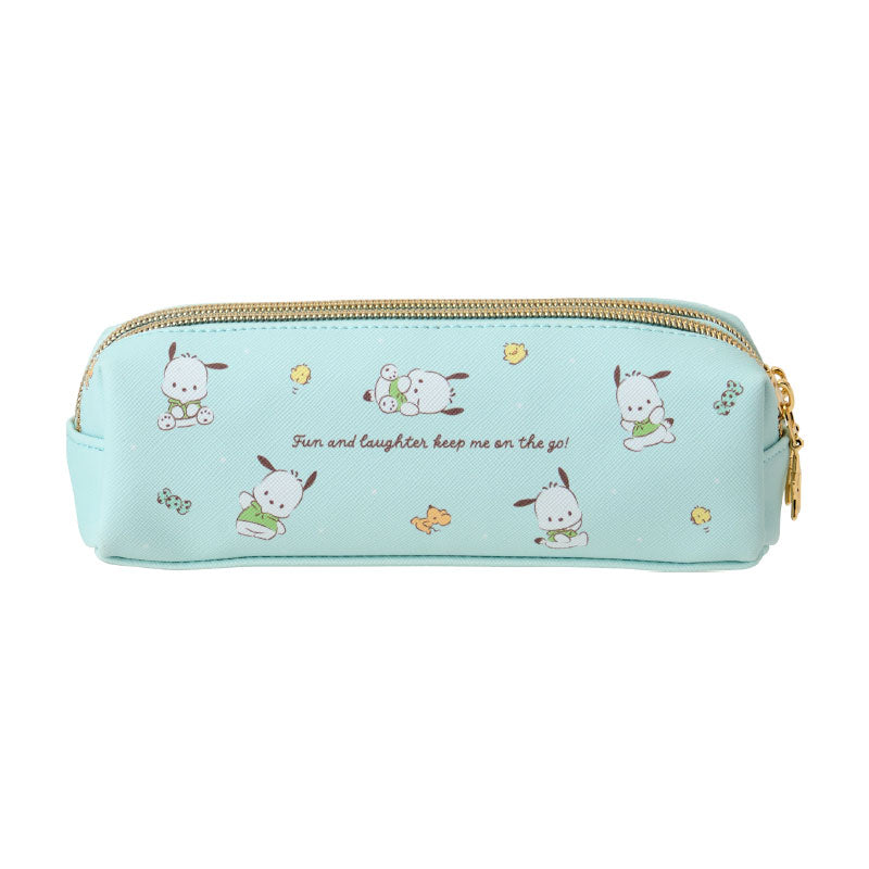 Pochacco Double zipper pen case - Sanrio Japan