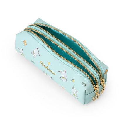 Pochacco Double zipper pen case - Sanrio Japan