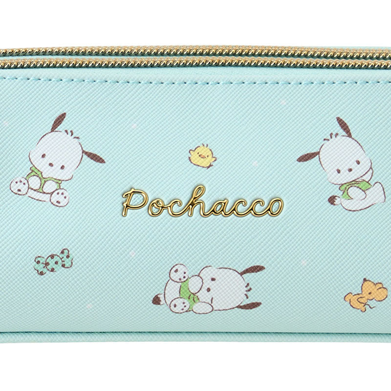 Pochacco Double zipper pen case - Sanrio Japan