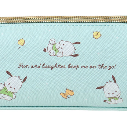 Pochacco Double zipper pen case - Sanrio Japan