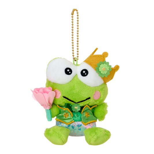 Kero Kero Keroppi Mascot holder Keychain (Everyone is the star! Exciting design) - Sanrio Japan