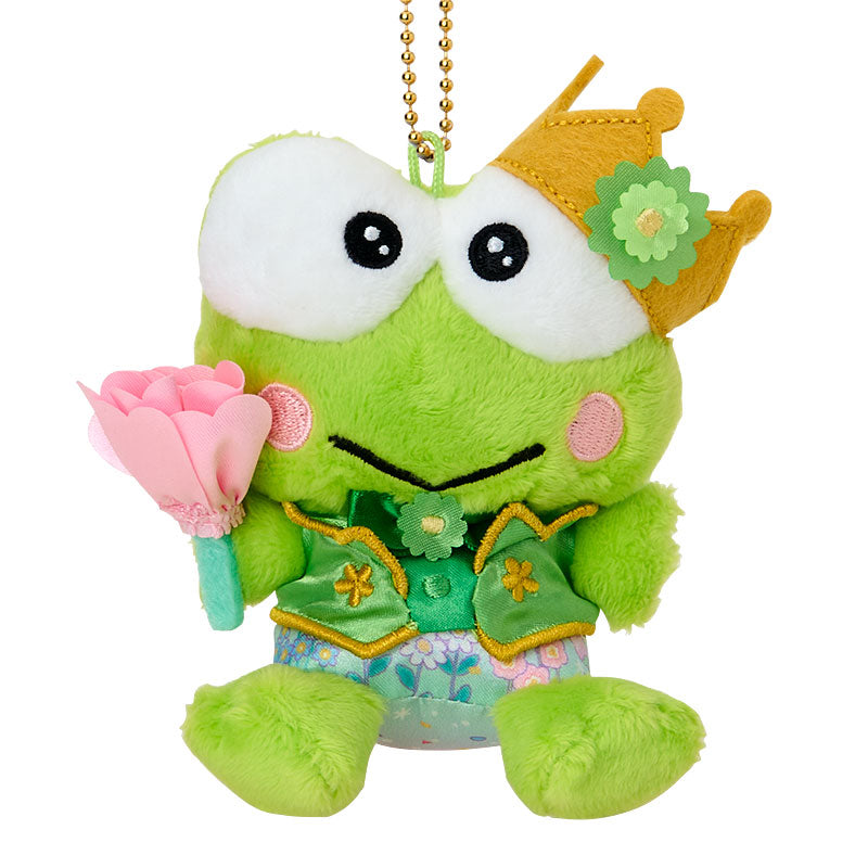 Kero Kero Keroppi Mascot holder Keychain (Everyone is the star! Exciting design) - Sanrio Japan