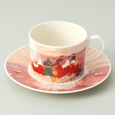 MOOMIN "Ruonto" Cup and Saucer Set Sunset Design (240ml)