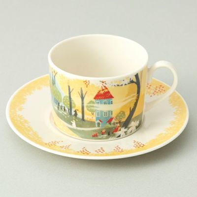 Moomin Characters Cup and Saucer (240ml)