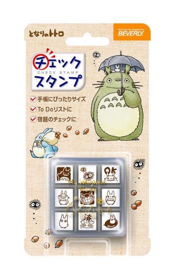 Beverly Ghibli My Neighbor Totoro Check Stamp