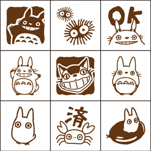 Ghibli Characters 9 Check Stamp Set (My Neighbor Totoro)