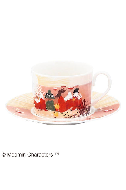 MOOMIN "Ruonto" Cup and Saucer Set Sunset Design (240ml)