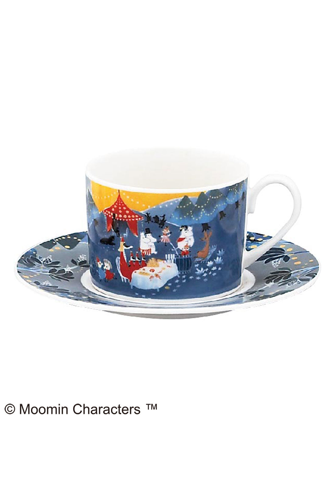 MOOMIN "Ruonto" Cup and Saucer Set, Party (240ml)