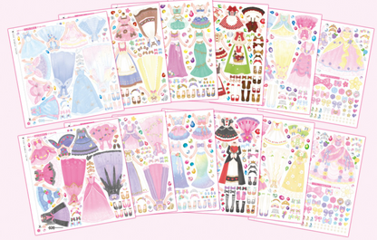 Twinkle: The Twin Princesses and 100 Dresses (Princess Sticker Book)