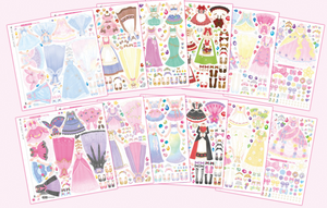 Sticker Book - Characters Dressing Stickers