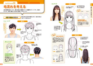 Drawing Book: An Introductory Book for Manga Character Faces, Hairstyles, & Expressions