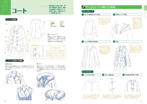 كتاب تعليم رسم التفاصيل -  ملابس - Yorozuya Store