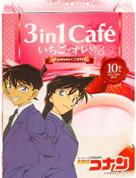 3in1 Cafe with Initial Design of Ran and Shinichi 10 pcs - Detective Conan Exhibition